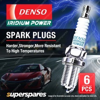 6 x Denso Iridium Power Spark Plugs for Toyota Land Cruiser Prado GRJ120 GRJ150