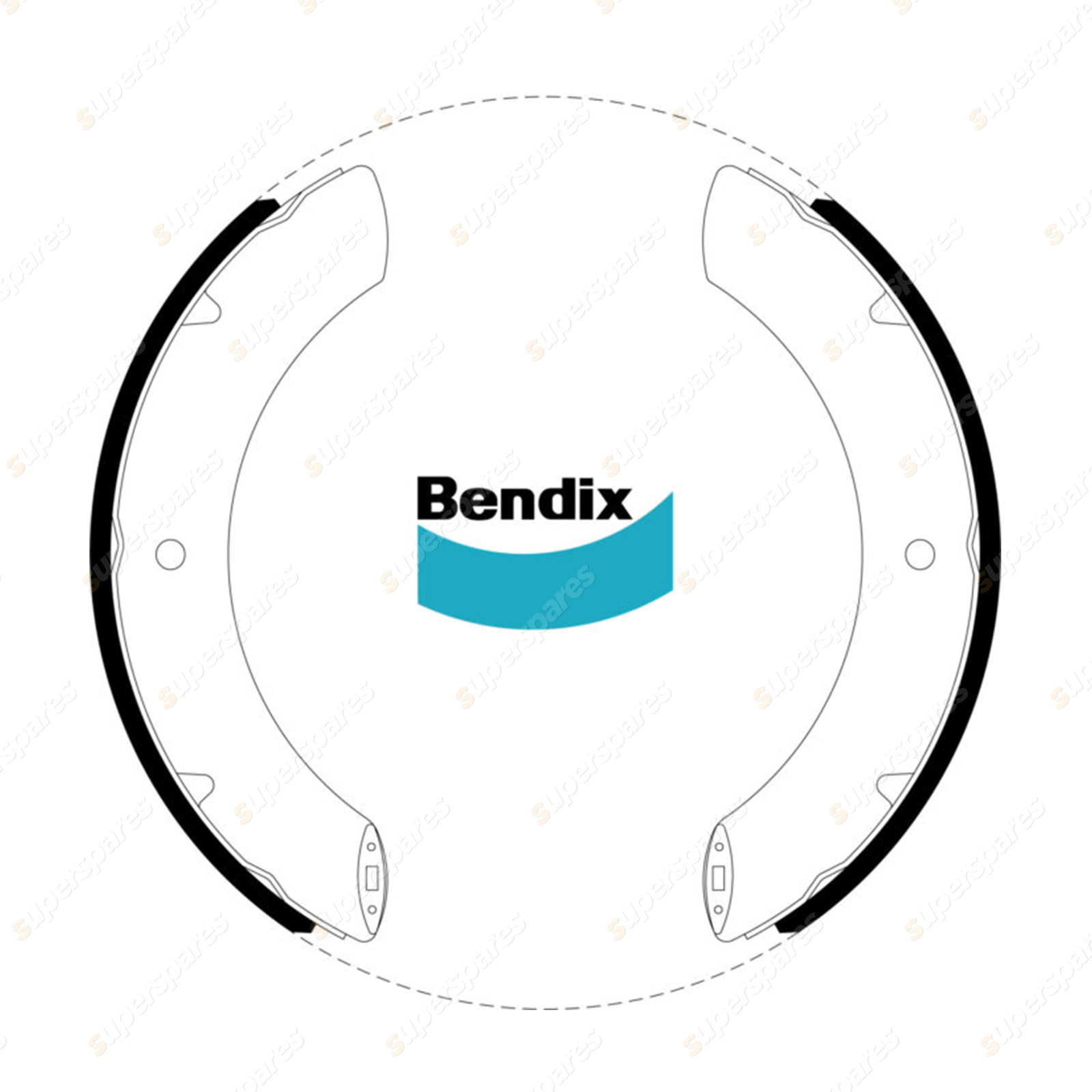 Bendix Rear Brake Shoes for Toyota Landcruiser FJ40 FJ43 FJ45 FJ55 3.9