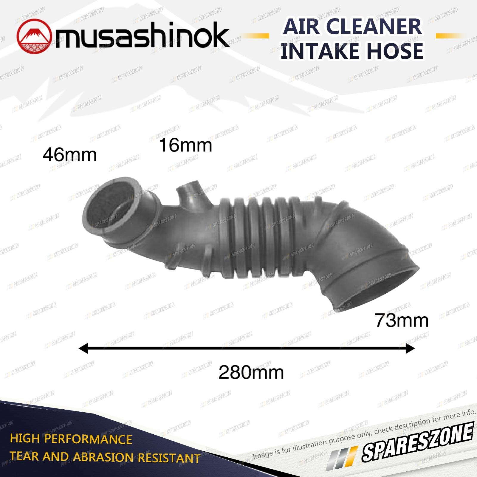 Air Cleaner Intake Hose for Mitsubishi Triton 2.5L 4Cyl Turbo Diesel
