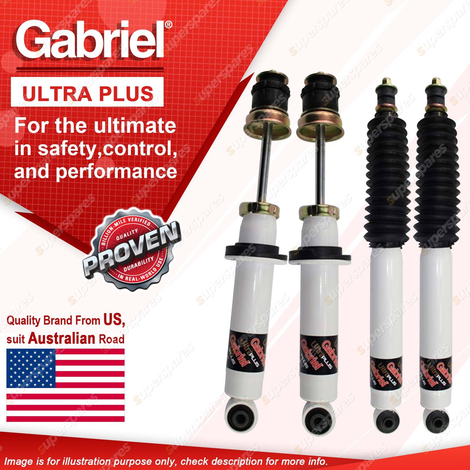 Gabriel Front + Rear Ultra Plus Shock Absorbers for Pajero NM NP NS NT