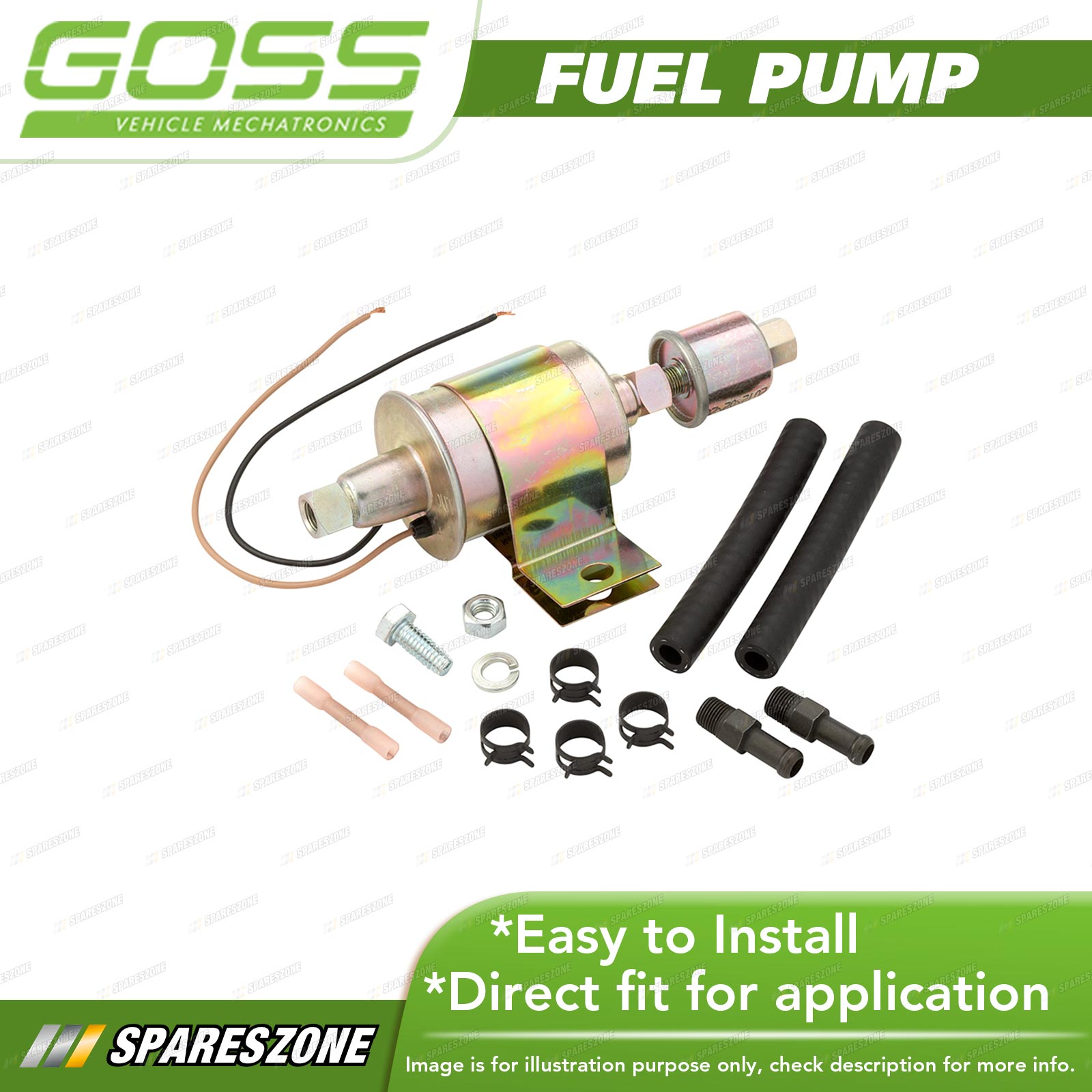 Goss External Fuel Pump for Mazda 626 CB 929 HB LA 1.8L 2.0L 19731983 eBay