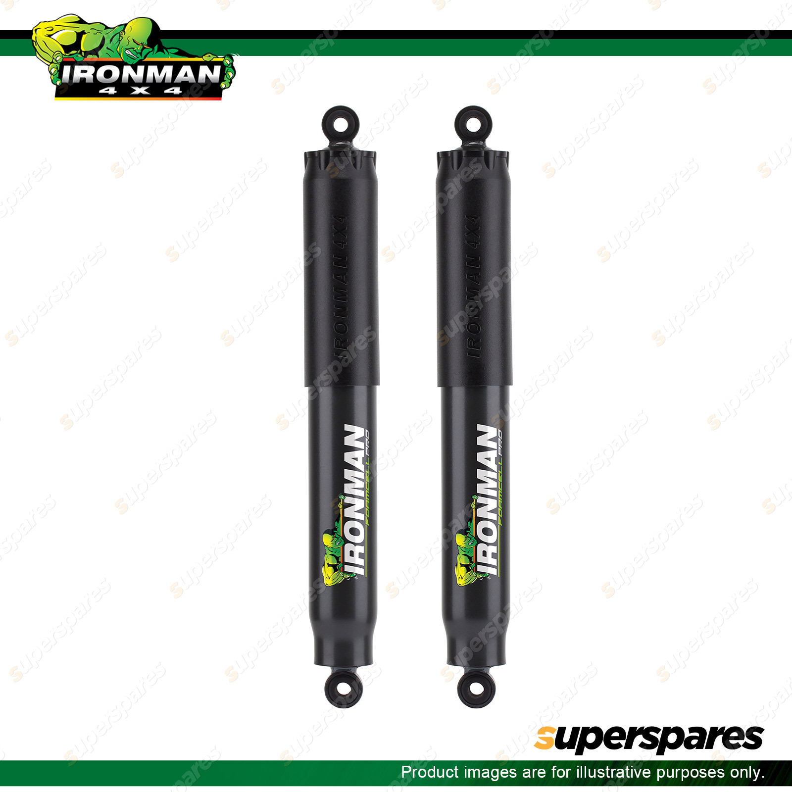 Ironman 4x4 Pair Front Shock Absorber Foam Cell Performance 24853FE