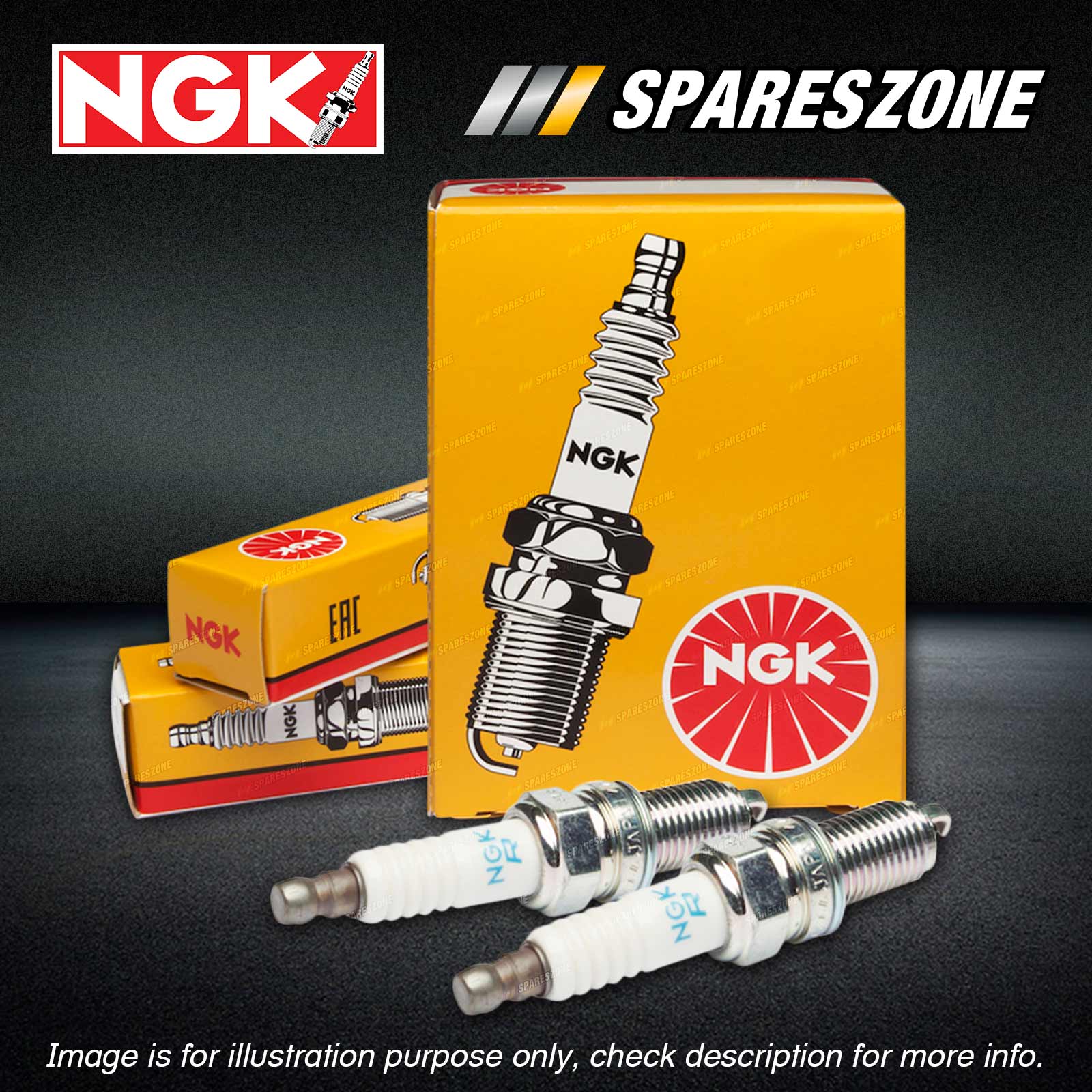 2 x NGK Spark Plugs BM6A for Craftsman Sears 3400 Lawn Garden Blower