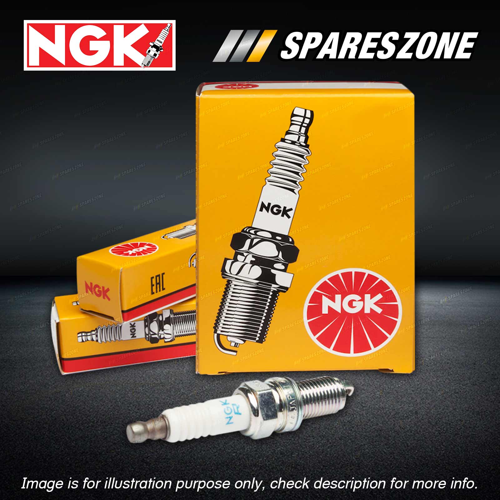 1 Pc NGK Motorcycle Standard Spark Plug for Yamaha 2500cc WR250F YZ250F