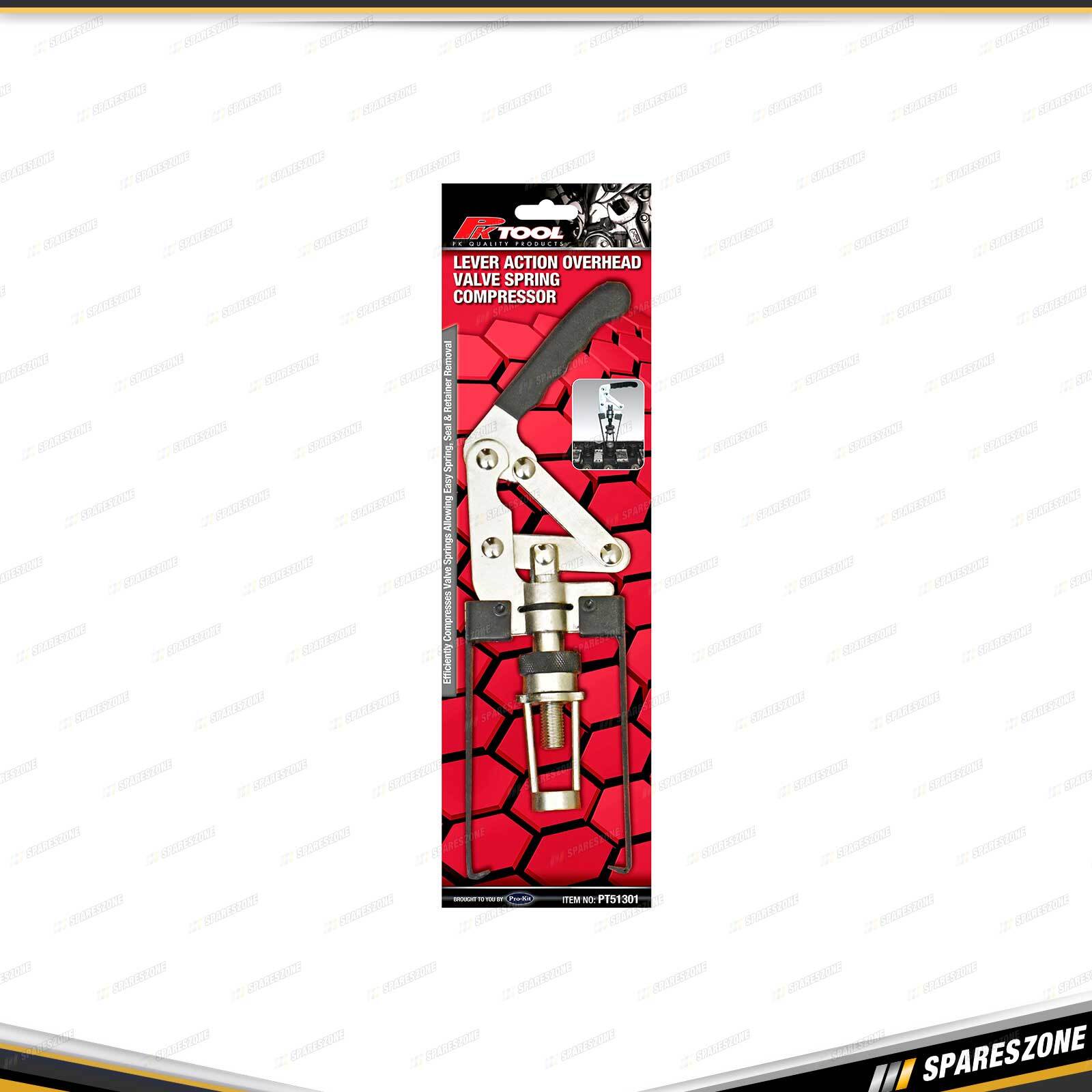 PK Tool Valve Spring Compressor Lever Action Overhead & Reversible