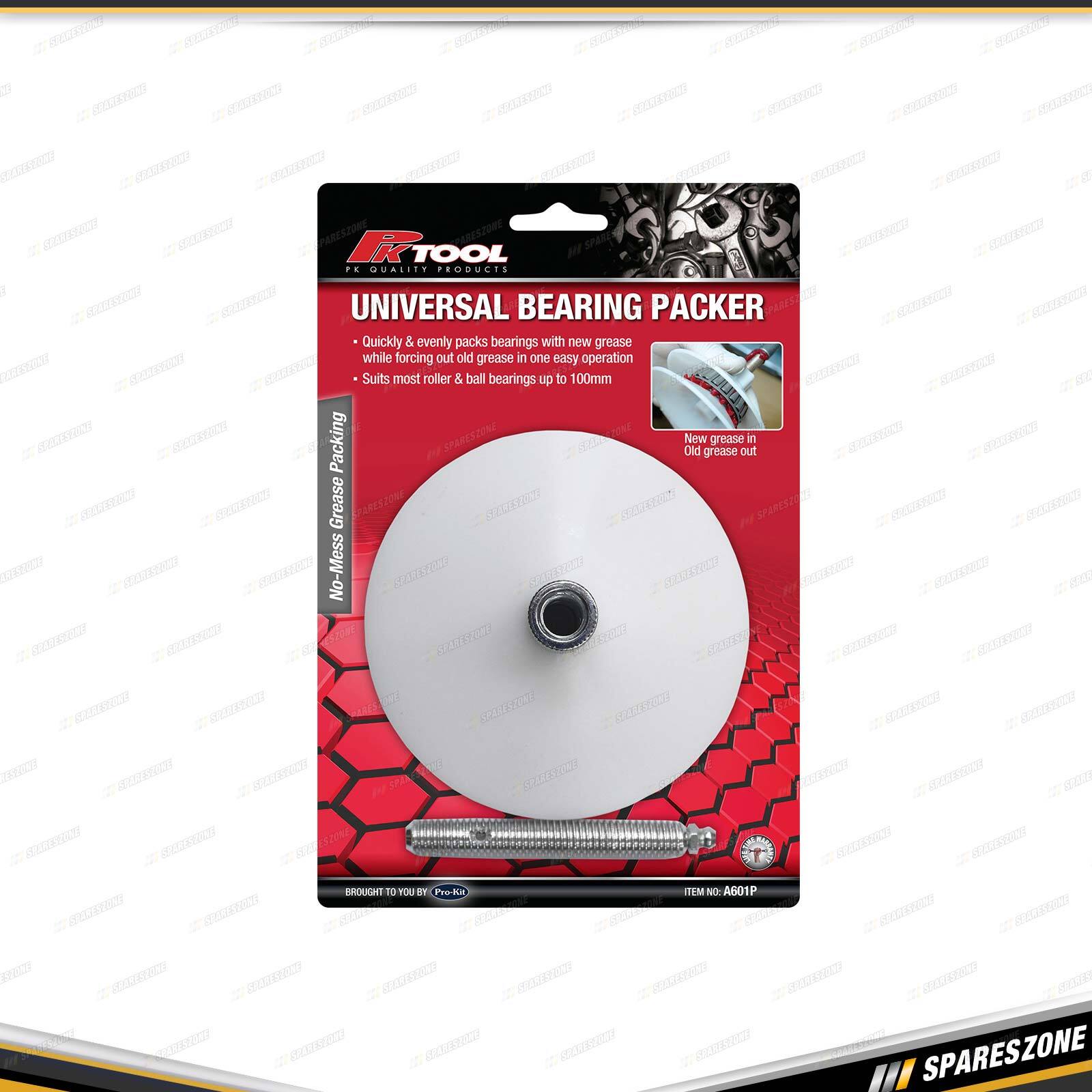 PK Tool Universal Cone Style Bearing Grease Packer for Bearings & Seals