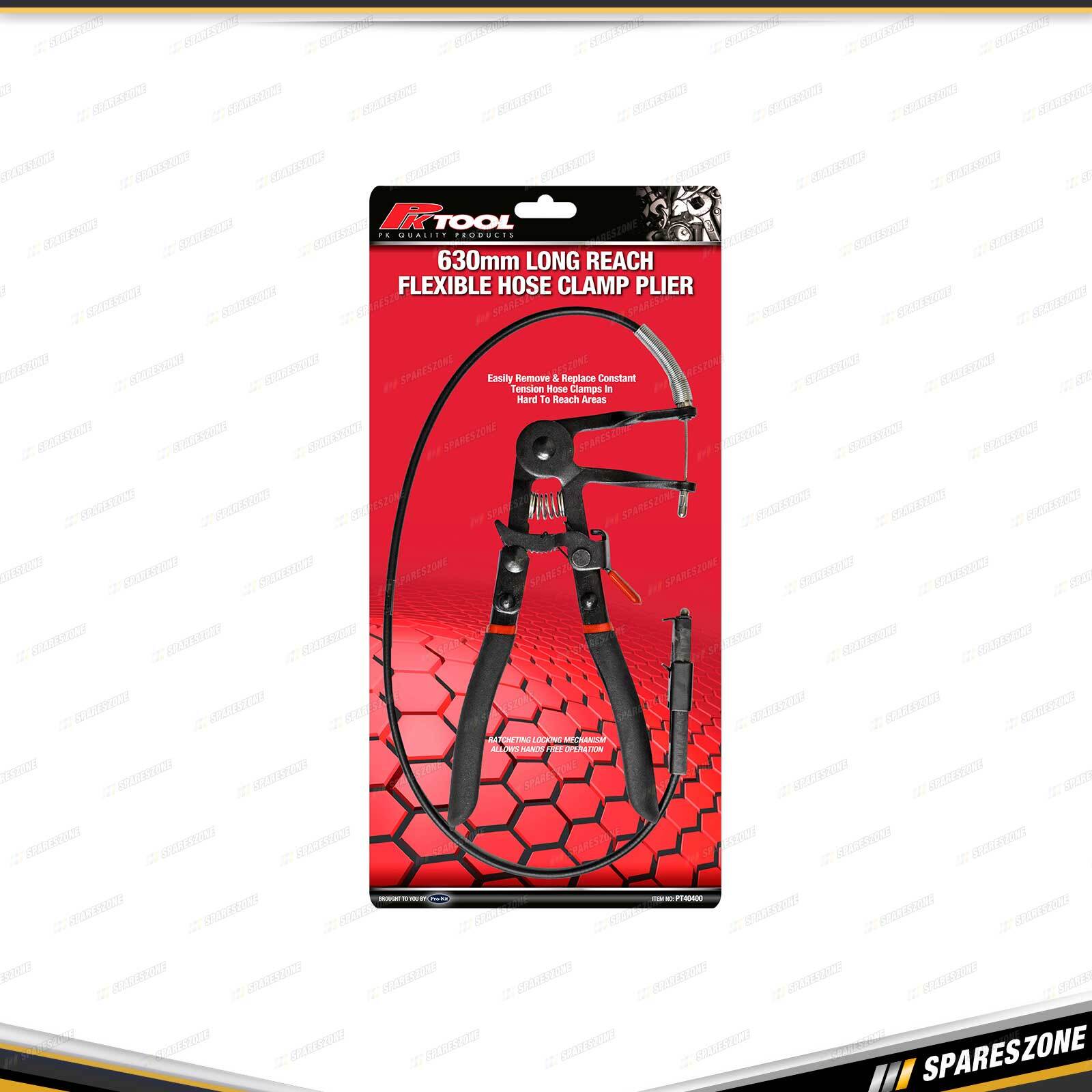 PK Tool Flexible Hose Clamp Pliers 630mm Wire Fits Clamps up to 50mm