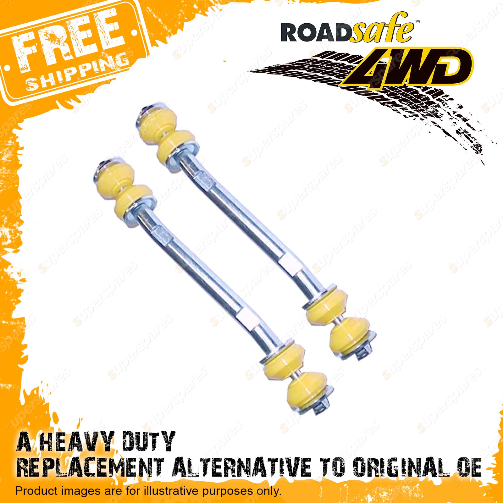 Sway Bar Link With Super HDRubber Bush for Holden Commodore VN VG VP VR VS VT Roadsafe