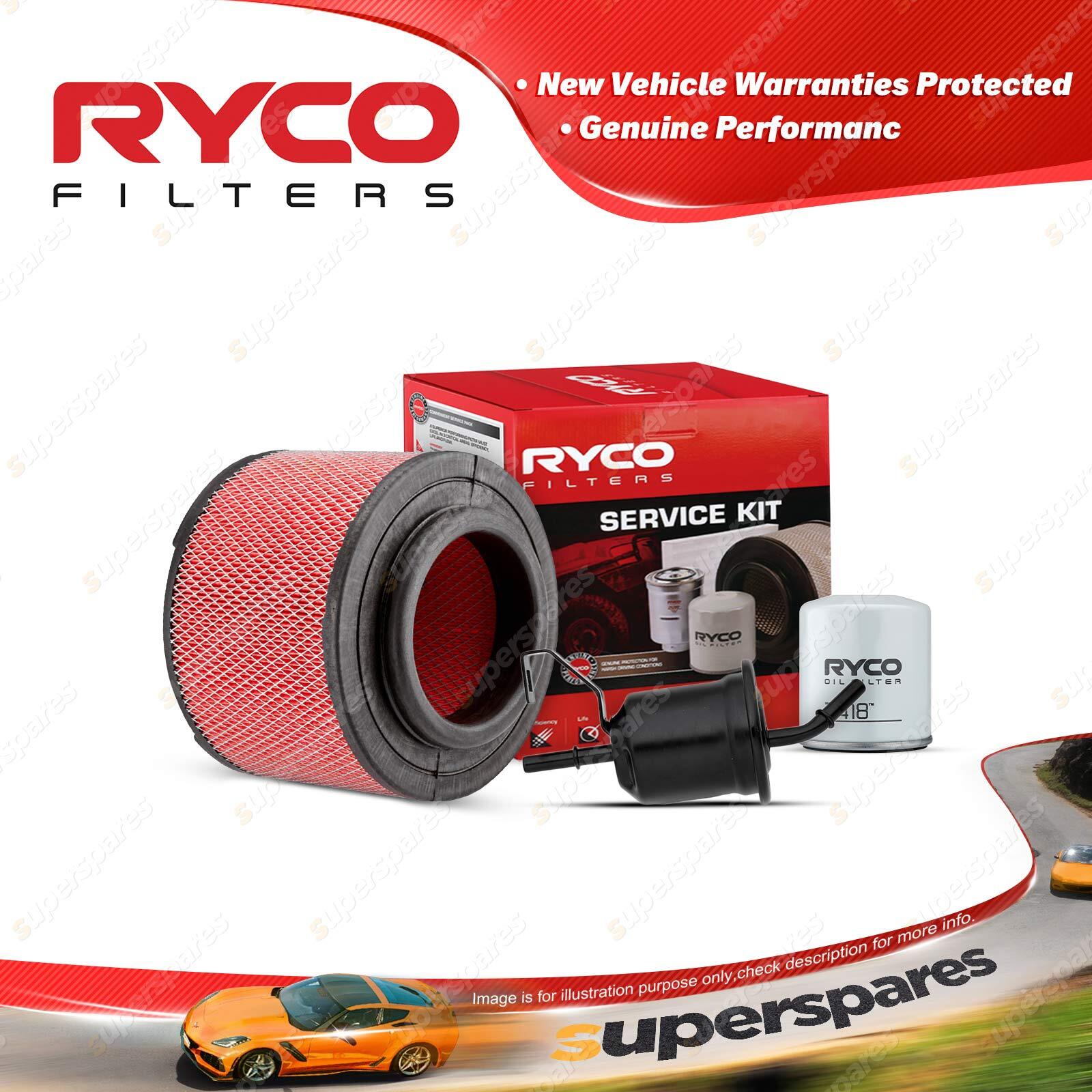 Ryco Oil Air Fuel Filter Service Kit for Toyota Hilux TGN16R 04/2005On