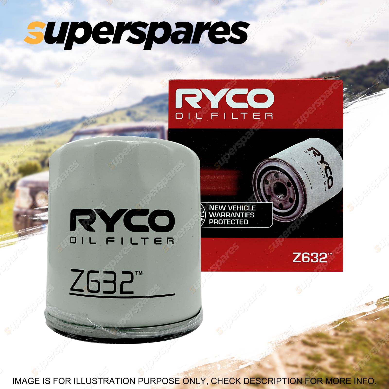 Premium Quality Ryco Oil Filter for VOLVO S40 1.8 2.0L