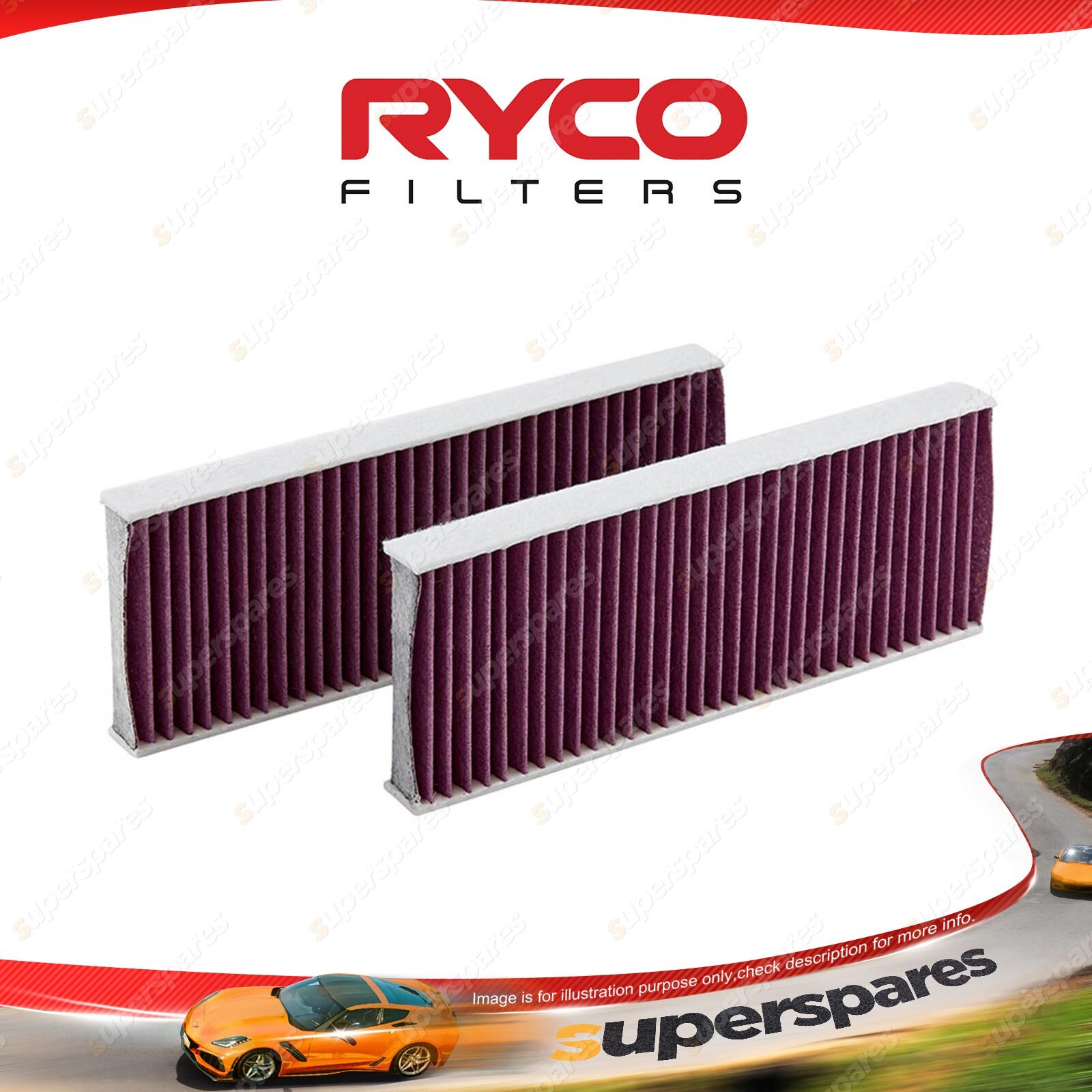 Ryco Cabin Air Filter for Nissan Navara D40 STX Pathfinder R51 RCA174MS