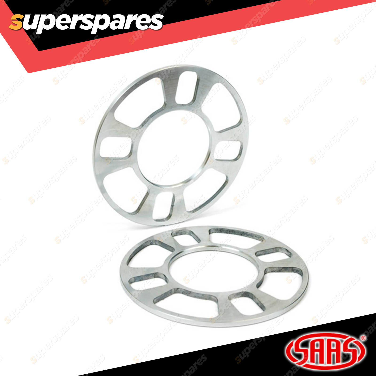 2 Pack SAAS Wheel Spacers Universal 4 Studs ID 71mm OD 151mm Depth 3mm