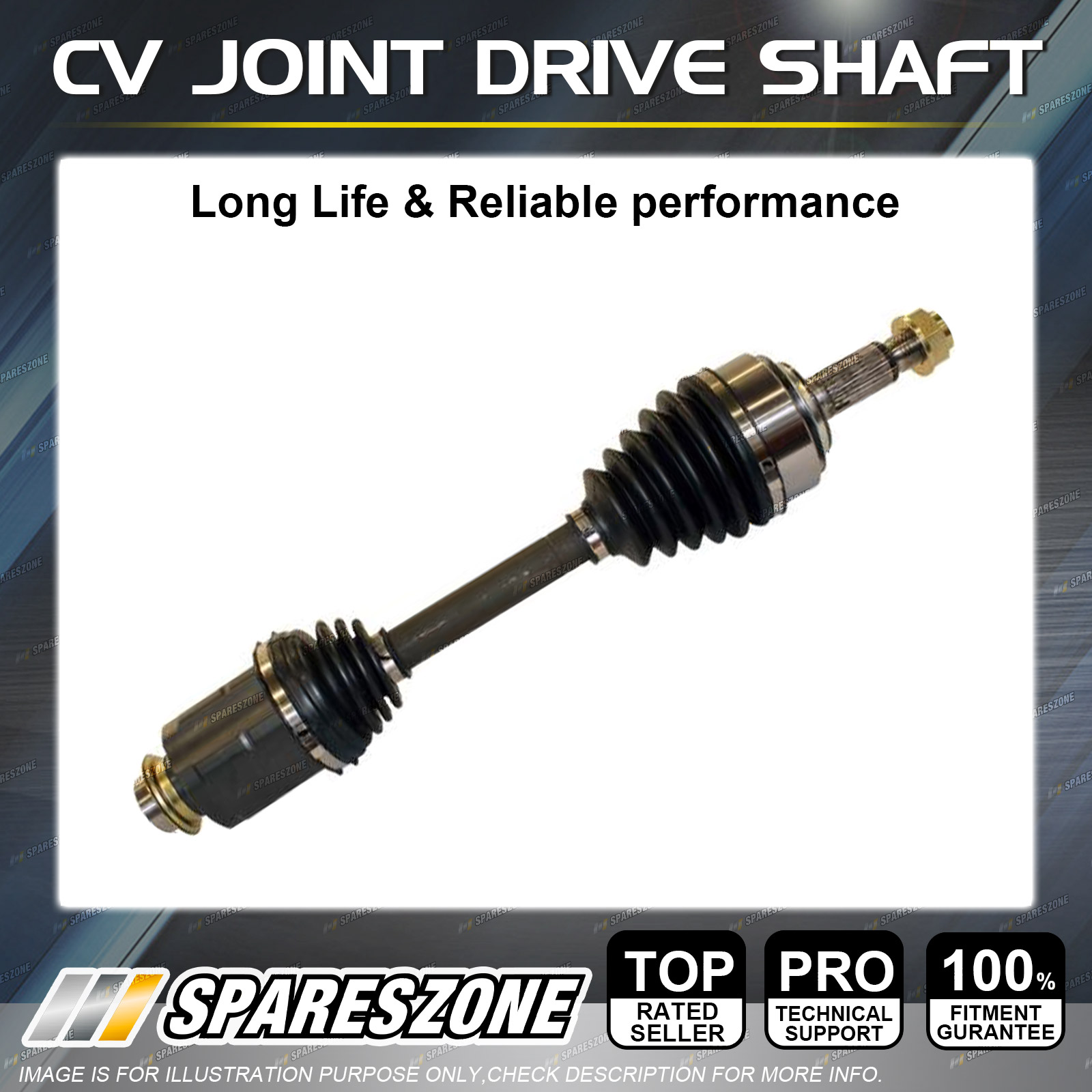 1 x RH CV Joint Drive Shaft for Honda Accord CL9 Euro K24A3 4CY 200306