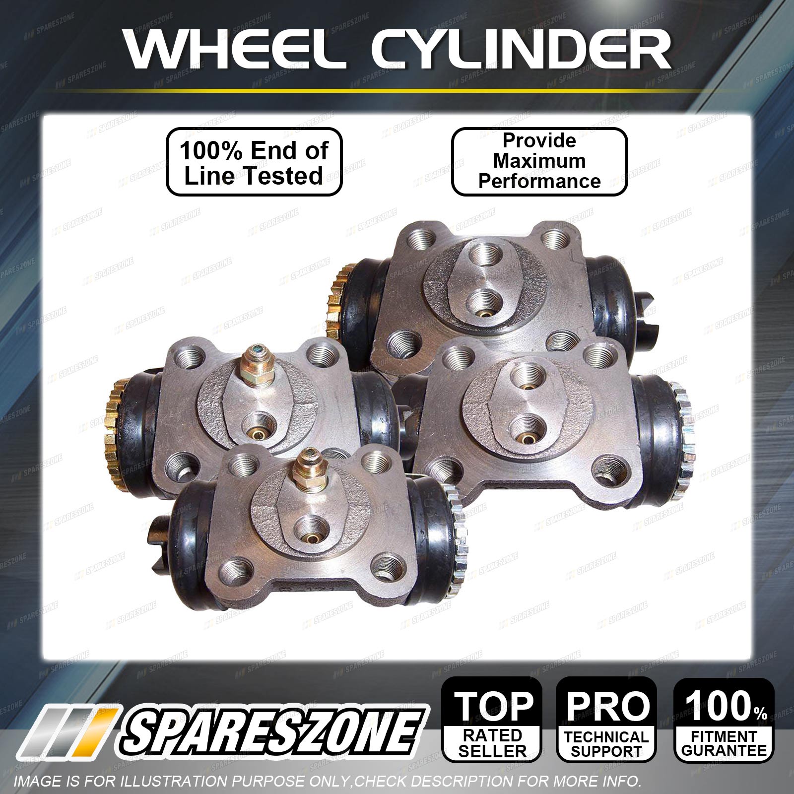 4 Rear Brake Wheel Cylinders LH + RH for Toyota Dyna BU142 2 3 Ton Load BU212 eBay