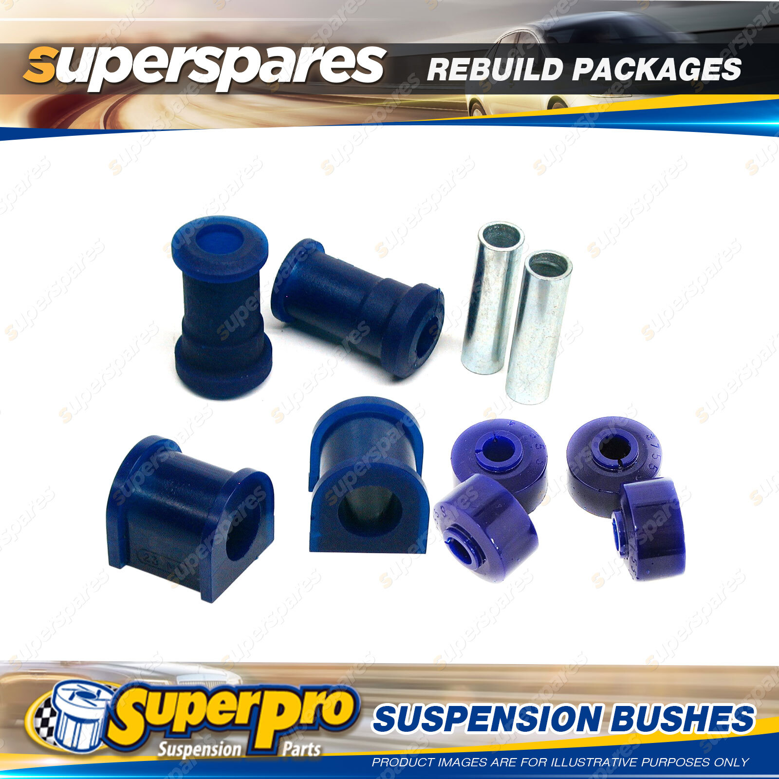 Front Superpro Suspenison Bush Kit for Toyota Cressida MX73 19851988