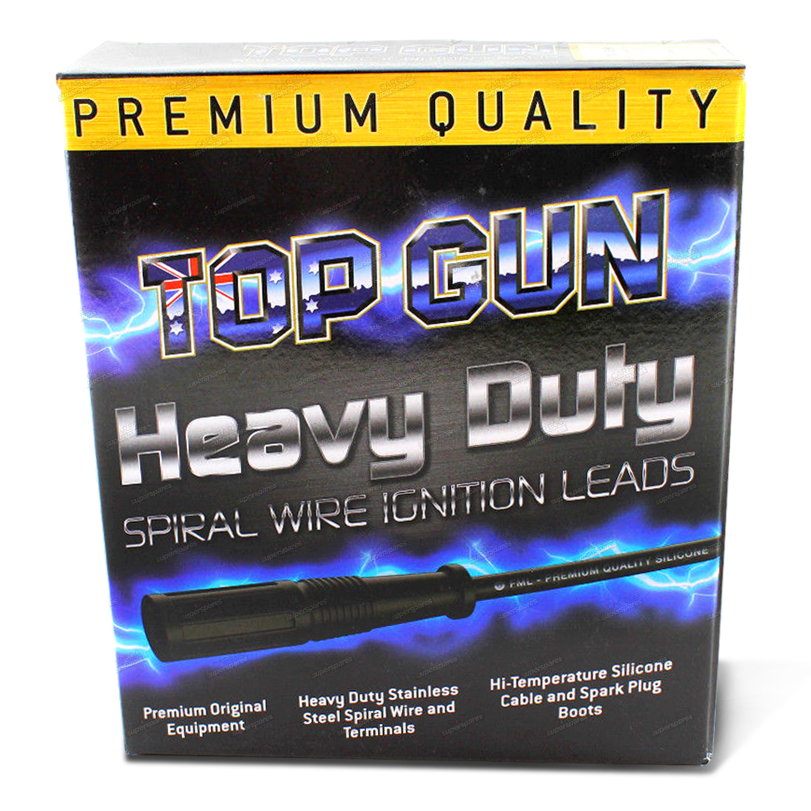 TG4472 Ignition Leads Top Gun HD Spiral Wire Spark Plug