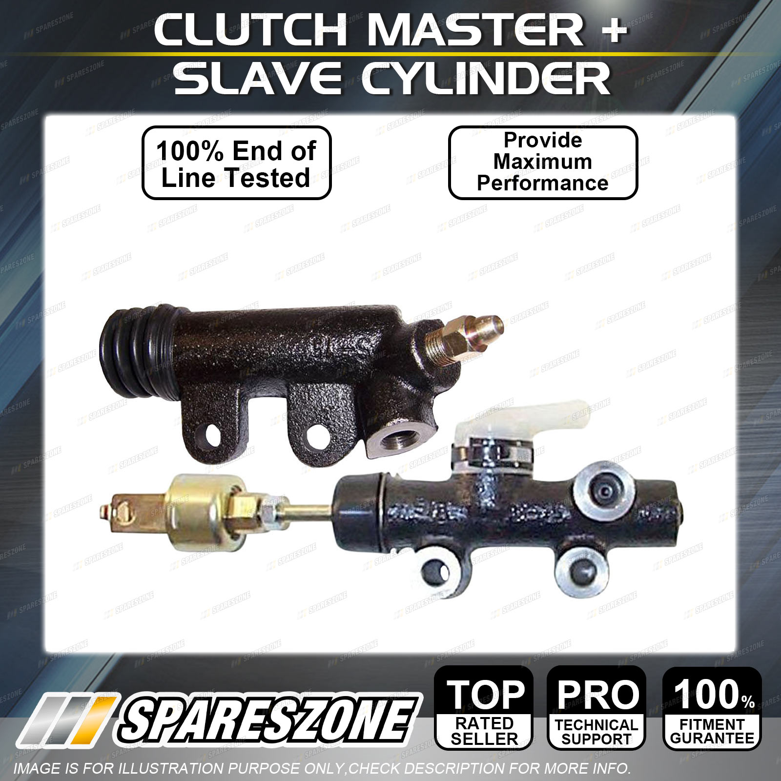 Clutch Master + Slave Cylinder for Toyota Hiace LH 162 172 184 103 113 ...