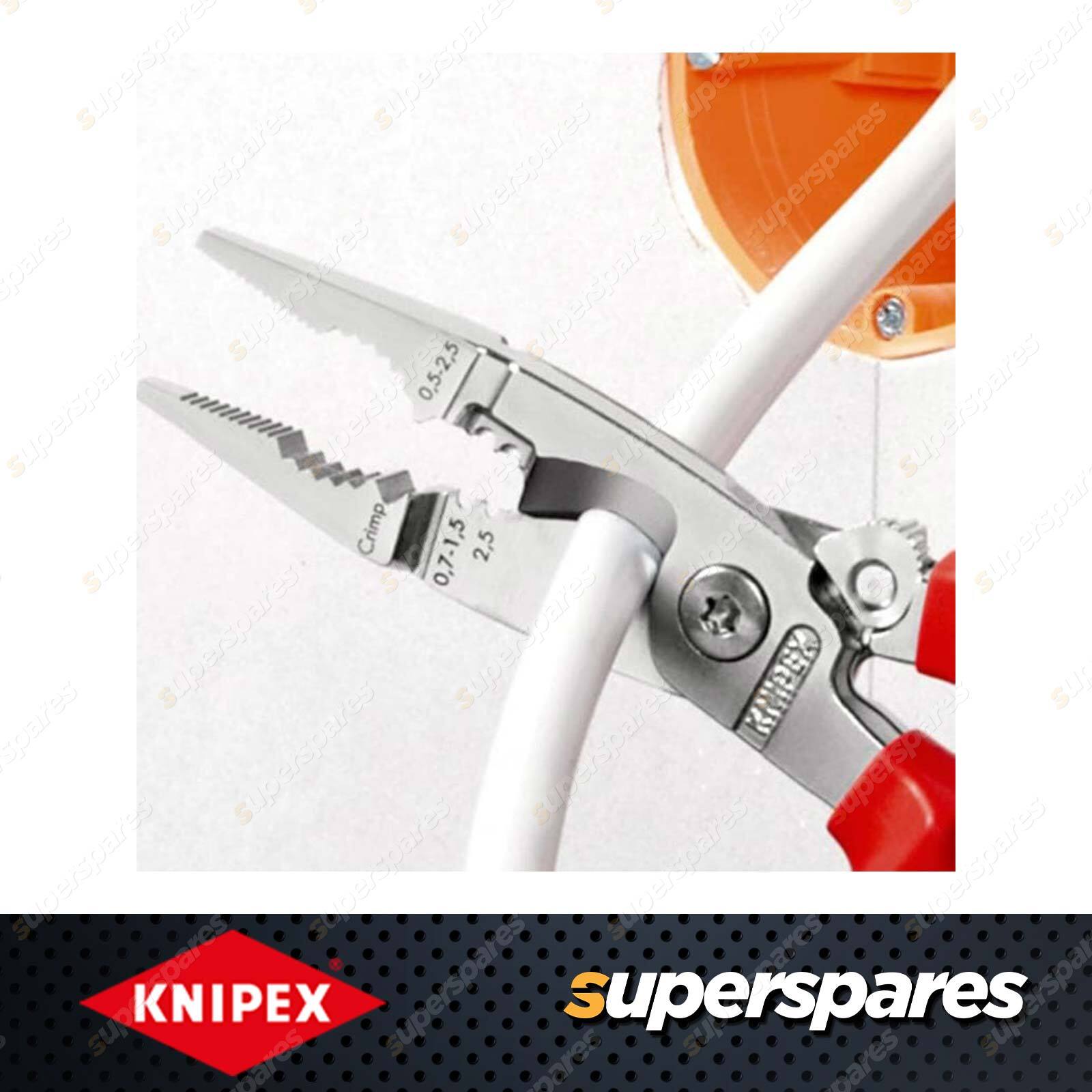 Knipex Elec Installation Plier 6 Function in 1 Chromeplated Pliers