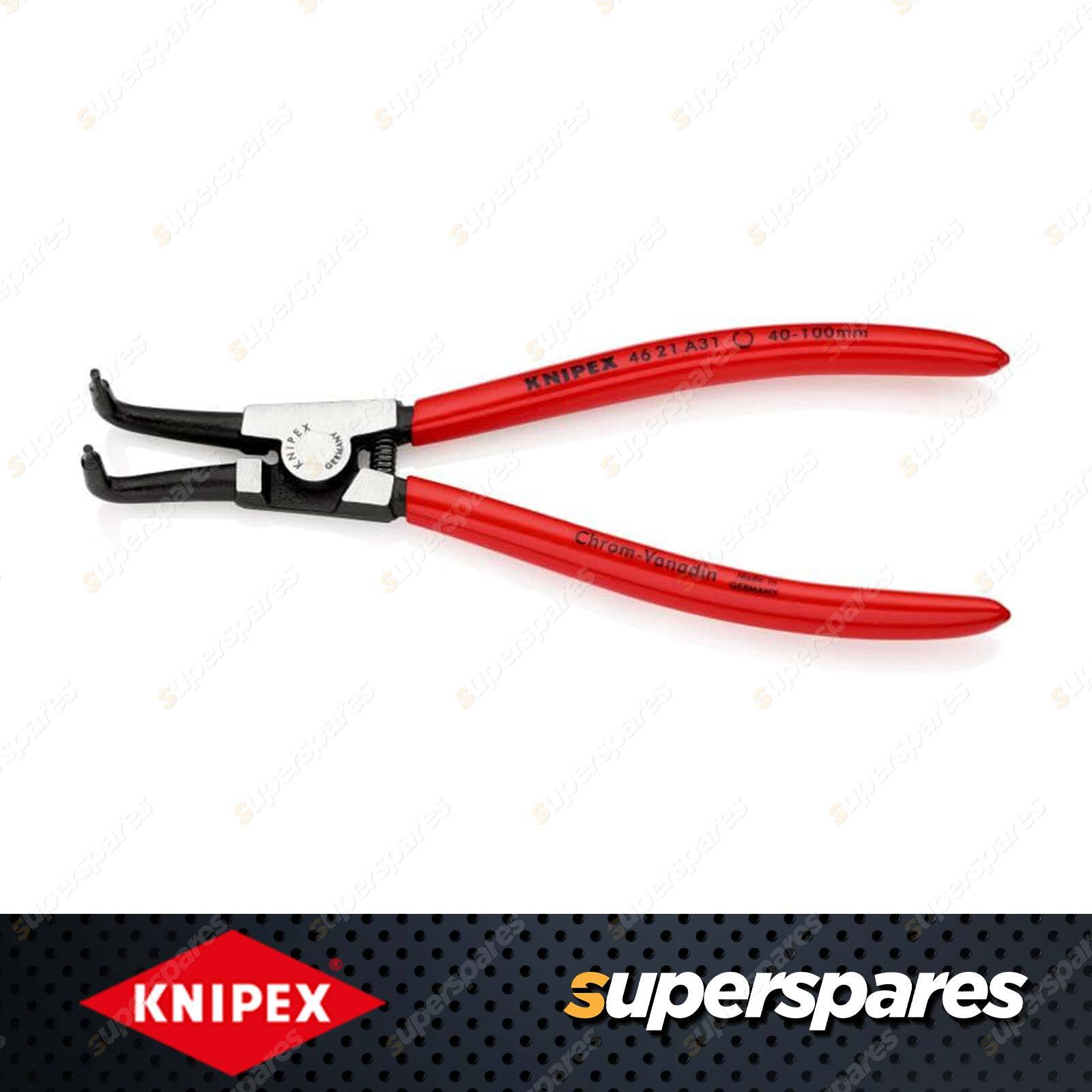 Knipex Circlip Plier 90 Degree Bent 200mm Long for External Circlips