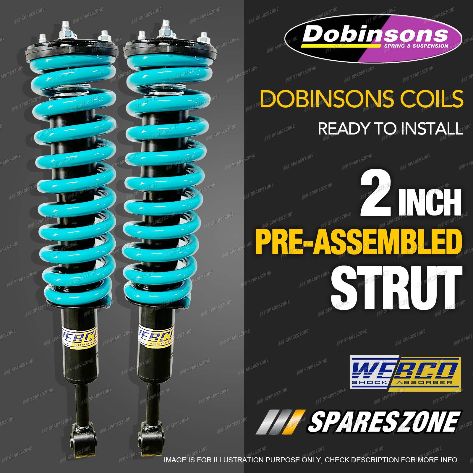 2" 50mm Front Complete Strut Lift Kit Dobinsons Coil for GWM Great Wall