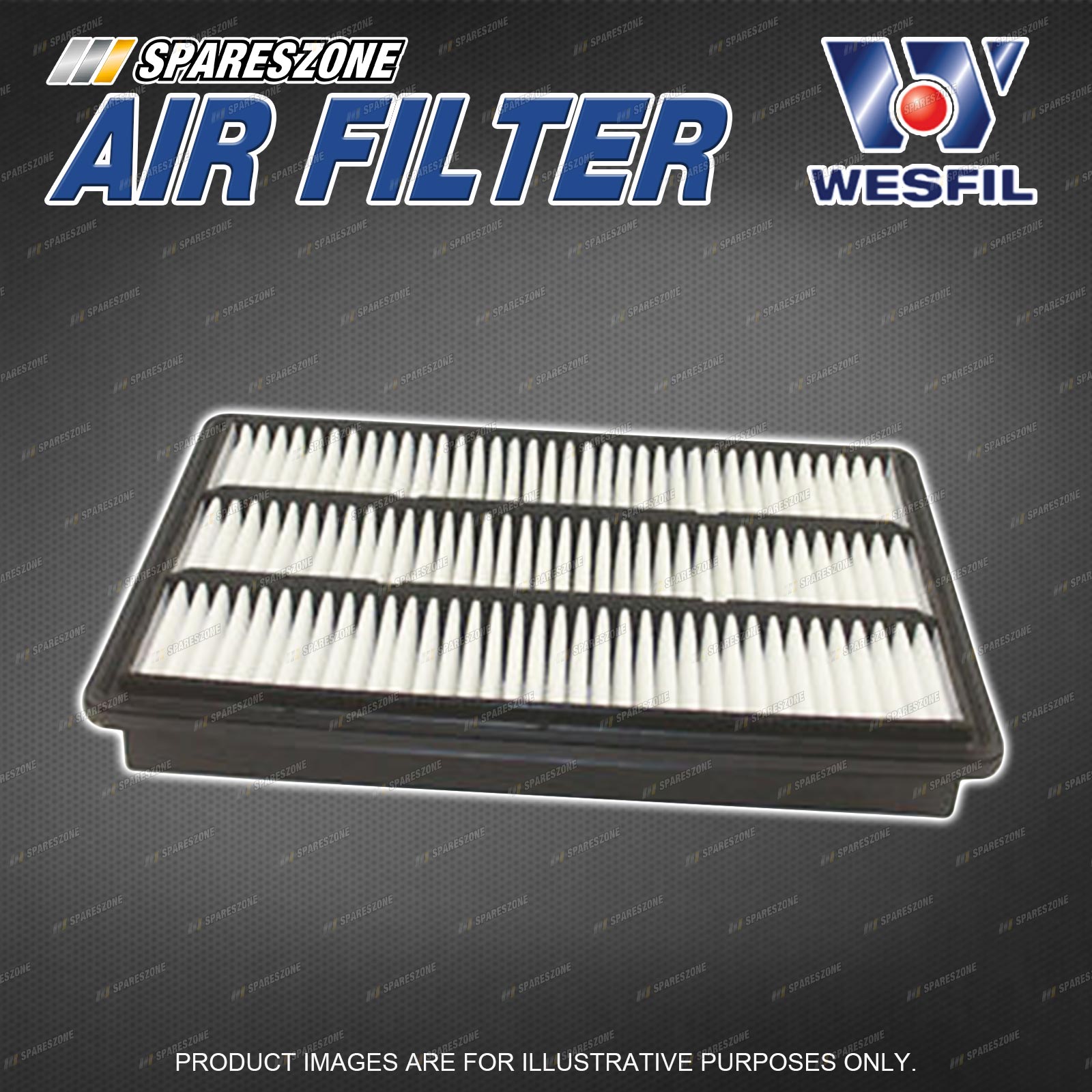 Wesfil Air Filter fits Mitsubishi Pajero 3.2L Di-D 2002-2006 WA1073 A1449