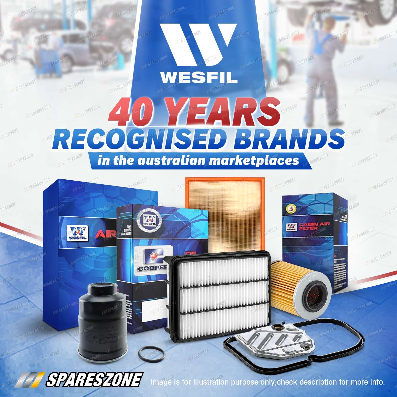 Wesfil Air Filter for Jeep Gladiator JT Wrangler JL 3.6L V6 24V Petrol