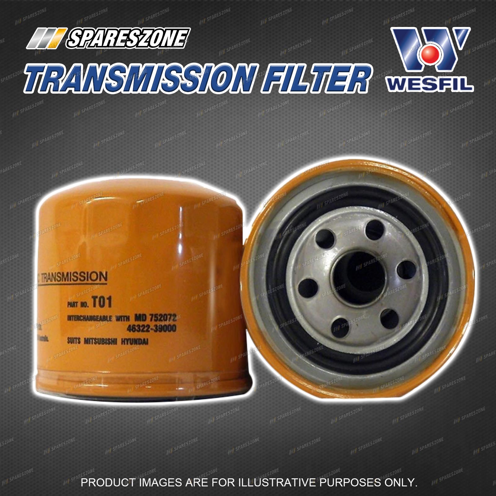 Wesfil Transmission Filter for Mitsubishi Magna TE TF TH TJ TL TM TN TP