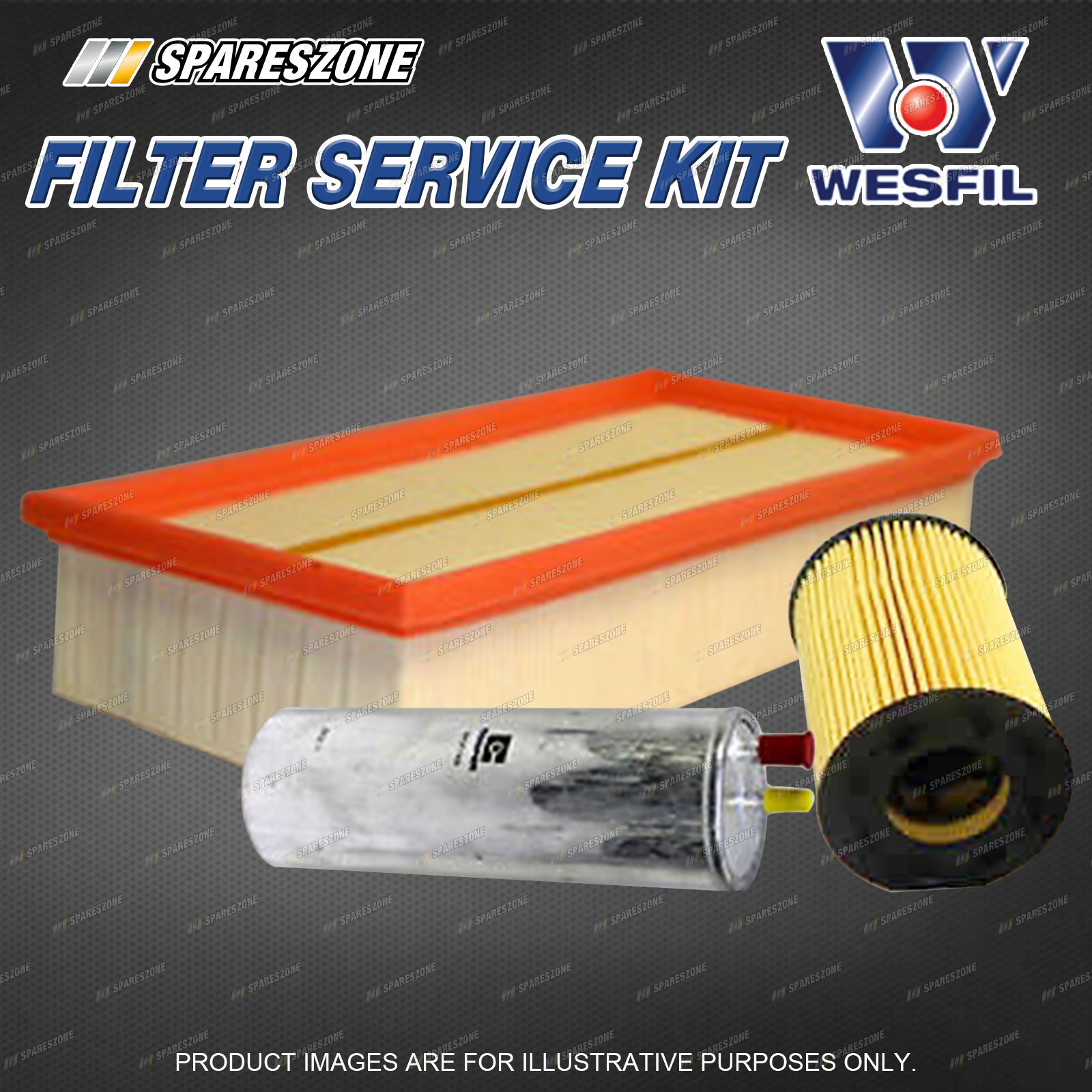 Details about Oil Air Fuel Filter Service Kit For Volkswagen Multivan Transporter  T5 2.5L TDi