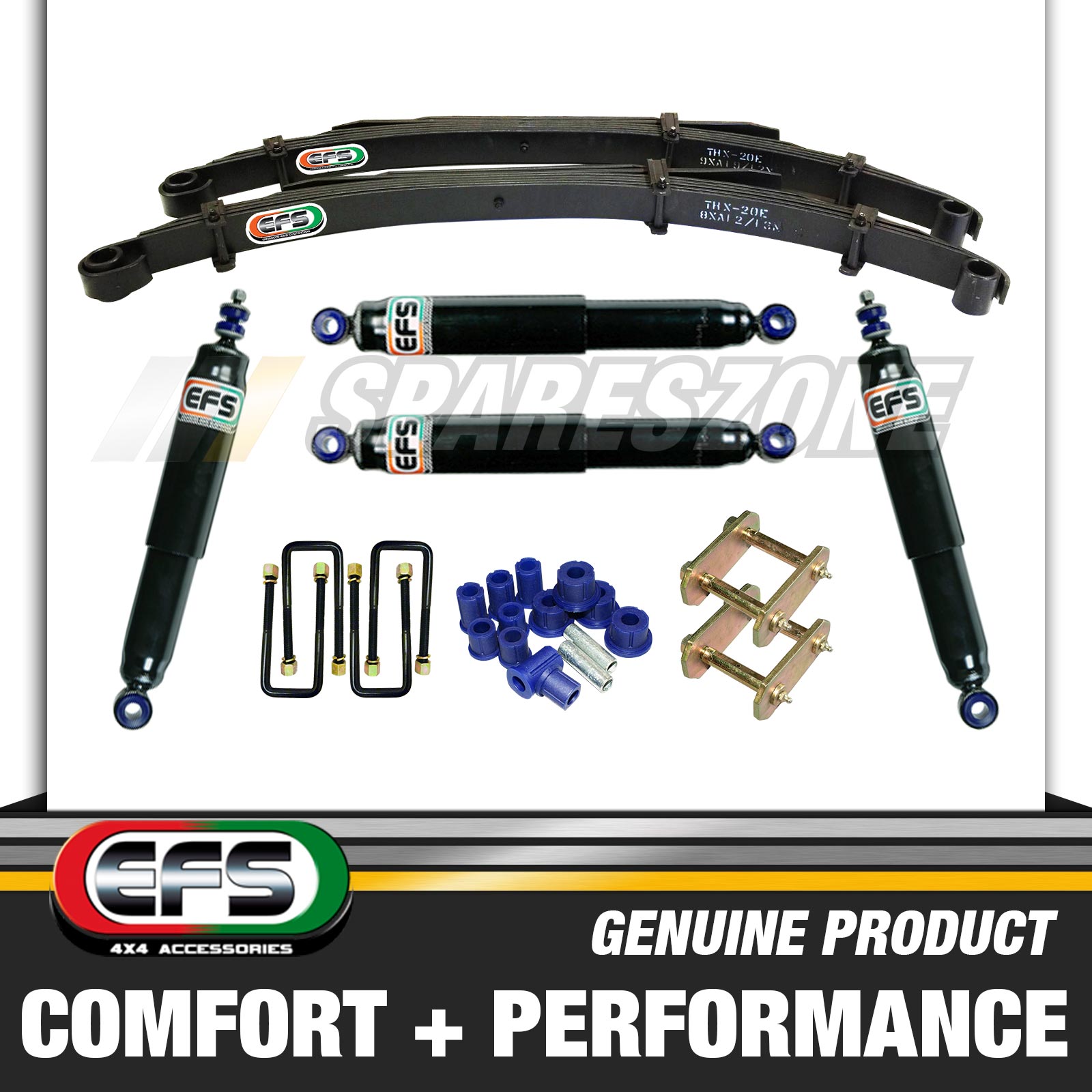 40mm Lift Kit EFS Shock + Leaf Springs for MAHINDRA PIKUP All Models 07ON eBay
