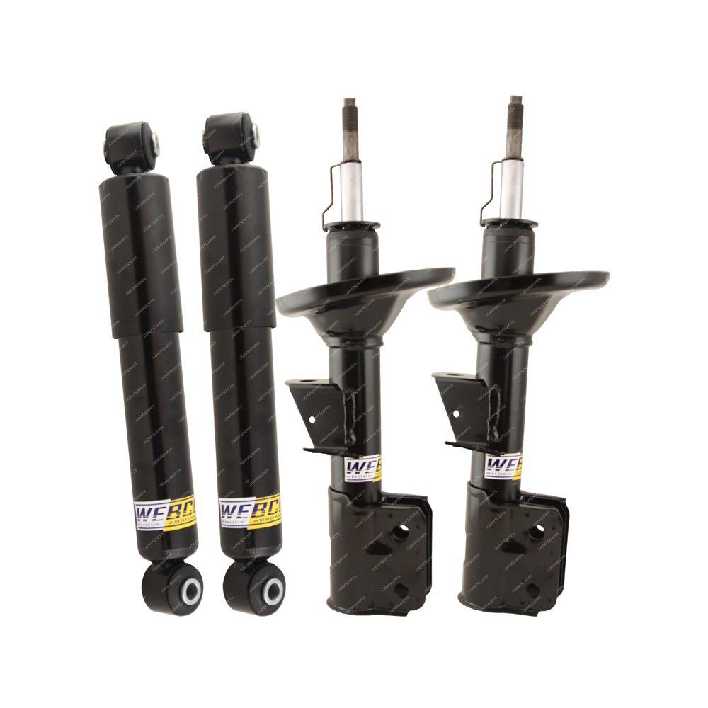 Front Rear Webco HD Pro Shock Absorbers for NISSAN PATHFINDER R50 V6 ST TI Wagon