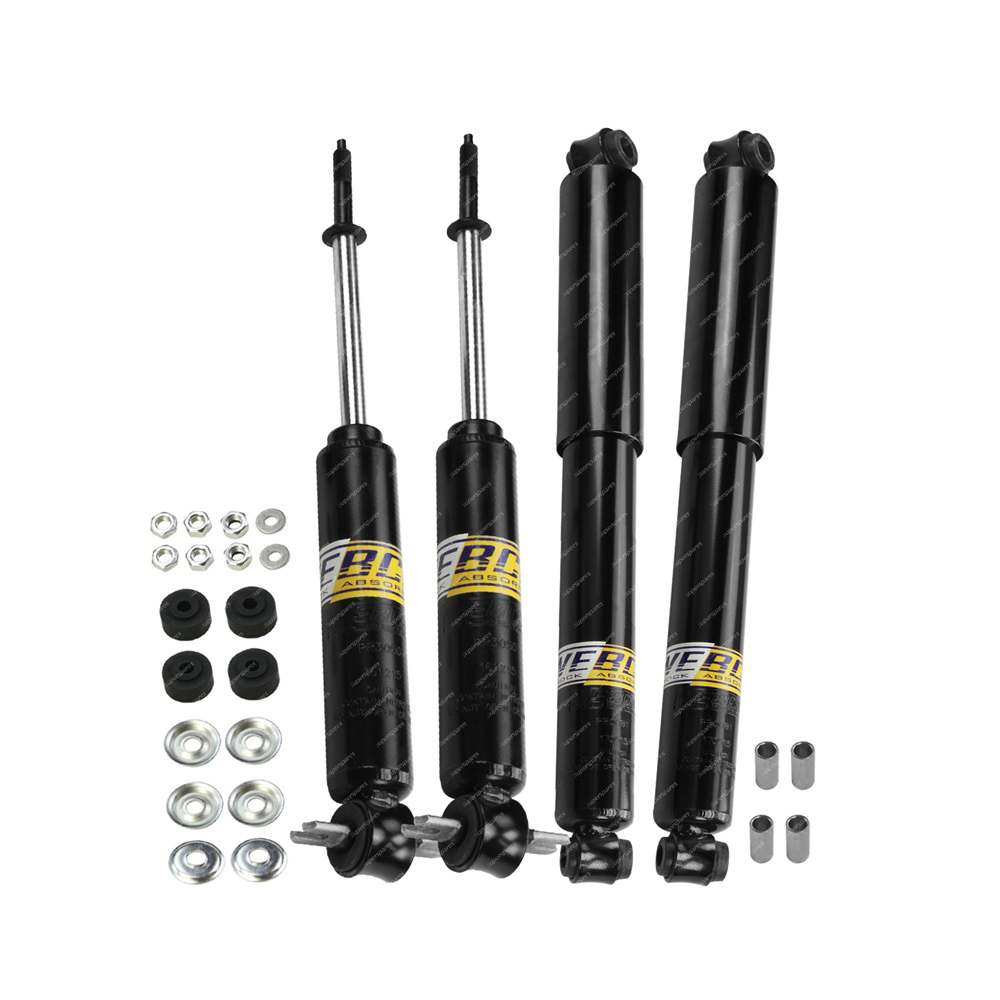 Front + Rear Webco Pro Shock Absorbers for MITSUBISHI TRITON MK 2WD Ute 96-06