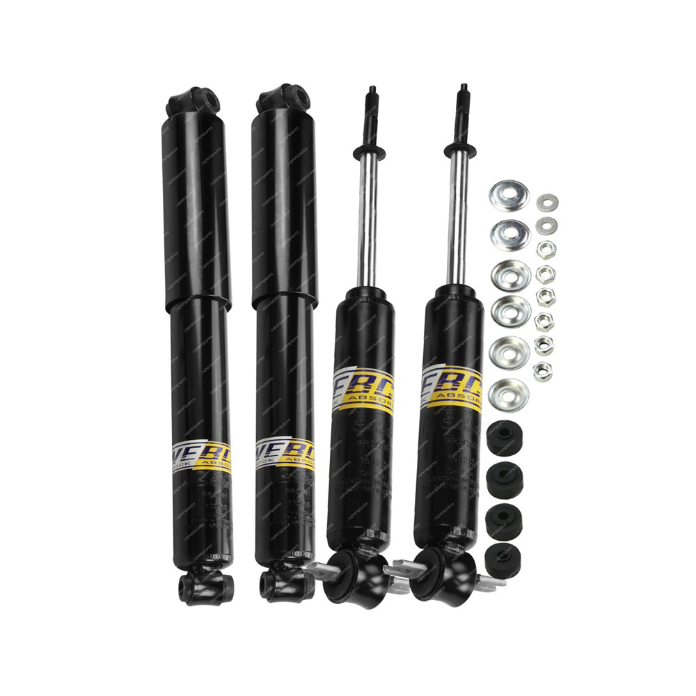 Front + Rear Webco Pro Shock Absorbers for TOYOTA HIACE Van excl RH22 RH24 67-82