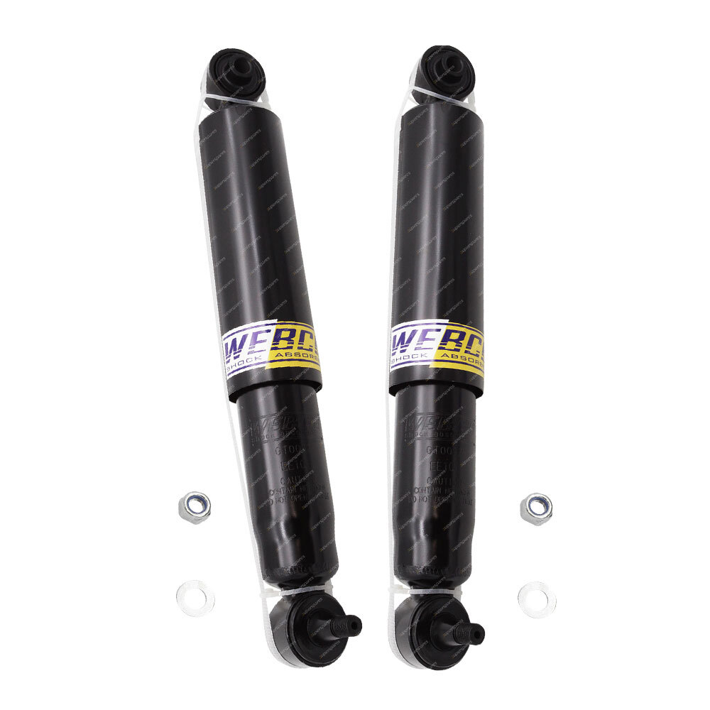 Pair Rear Webco HD Pro Shock Absorbers for FORD FALCON BA BF XL XLS CAB Ute
