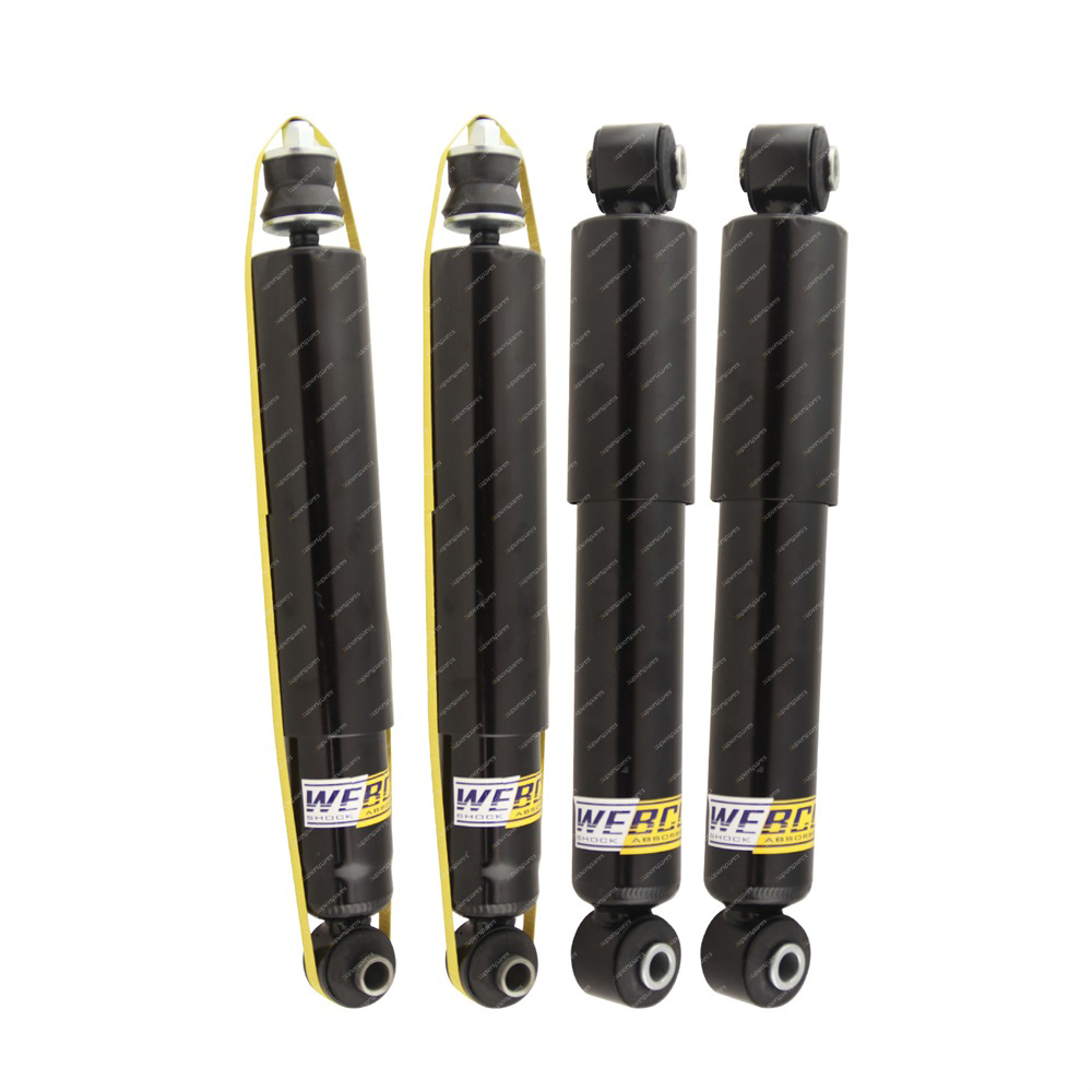 Front + Rear Webco Pro Shock Absorbers for HOLDEN RODEO 2WD TFR R7 R9 Ute 88-03