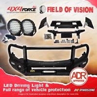 Armor Bumper Bullbar with Skid Plate & Loop for Mitsubishi Triton MQ 15-On