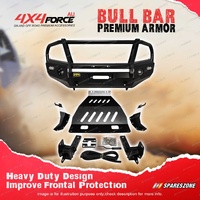 Armor Bumper Bullbar with Skid Plate & 3 Loop for Nissan Navara NP300 D23 15-20