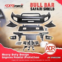 Safari Shield Bumper Bullbar with U LOOP for Mitsubishi Triton MQ 15-18