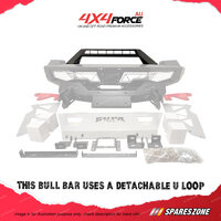4X4FORCE Frontier Bull Bar Front Bumper U Loop & Tow Points for Ford Ranger T7