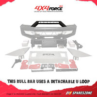 Frontier Bull Bar U Loop Bumper & Tow Points for Mitsubishi Triton MR 19-23