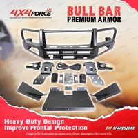 4X4FORCE Front Premium Armor Bumper Bullbar with 3 Loop for Nissan Patrol Y62
