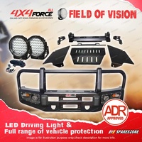4X4FORCE Armor Bullbar 3 LOOP Guard Plate Light for Toyota Hilux Vigo 05-11