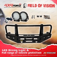 4X4FORCE Armor Bumper Bullbar 3 Loop Light for Toyota LandCruiser 79 Dual 07-16