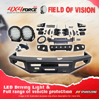 4X4FORCE Ultimate Guard No Loop Bullbar Lights for Nissan Navara D40 Thai 06-11