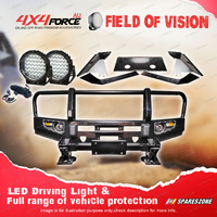 4X4FORCE Premium Armor 3 Loop BullbarLights for Toyota Landcruiser 200 07-15