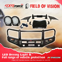 Premium Armor 3 Loop Bumper Bullbar Drive Lights for Toyota Prado 150 19-On