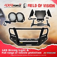 4X4FORCE Premium Armor 3 Loop Bullbar Lights for Nissan Navara NP300 D23 21+