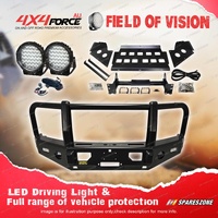 Premium Armor Al-Alloy 3 Loop Bumper Bullbar + Drive Light for BYD Shark 6 24-on