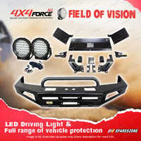 4X4FORCE Safari Shield U Loop Bullbar Lights for Toyota Landcruiser 105 Ser