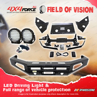 4X4FORCE Ultimate Guard No Loop Bullbar Lights for Toyota Landcruiser 200 08-15