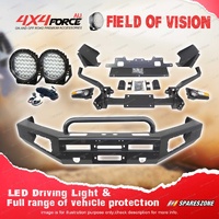 4X4FORCE Safari Shield U Loop Bullbar Lights for Toyota Landcruiser 200 16-21